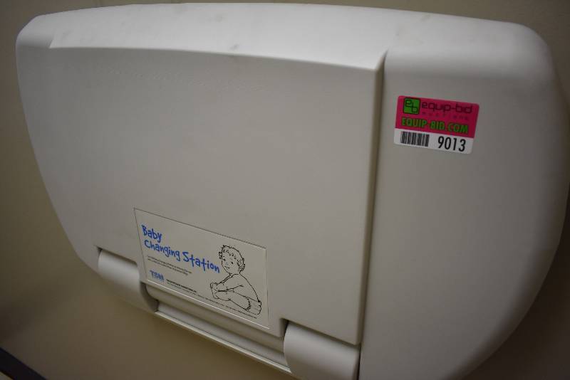 lot 9013 image: (2) Baby Changing Stations In Bathroom