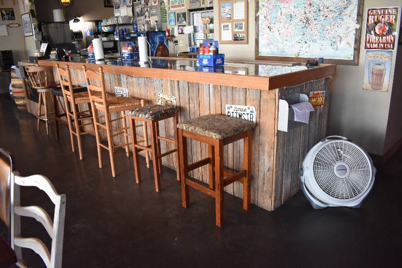 lot 9015 image: Barn WoodTile Bar Counter