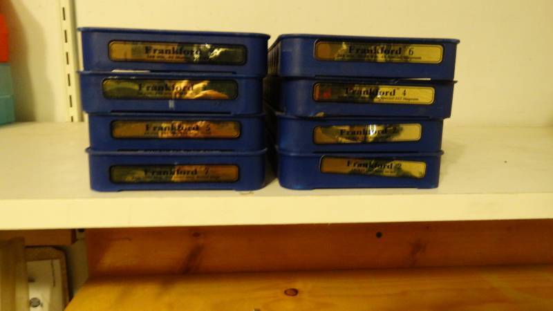 lot 1771 image: 8- Frankford trays.