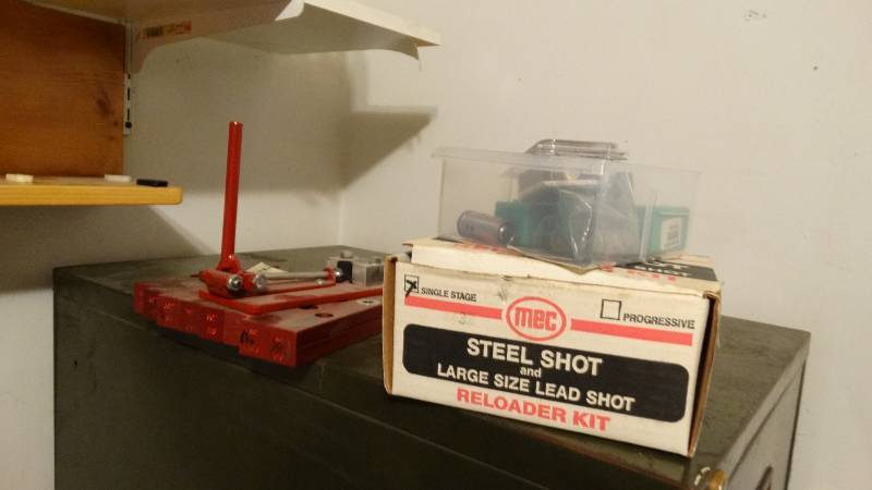 lot 1773 image: Reloader kit and miscellaneous.