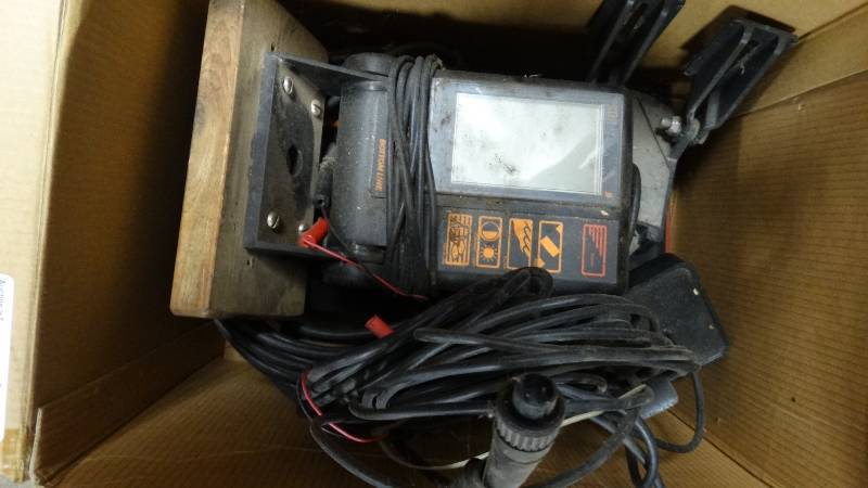 lot 1980 image: Bottom line fish finder.