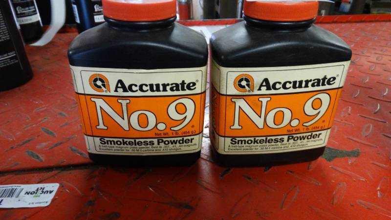 lot 1994 image: 2- Partial accurate no.9 smokeless powder.