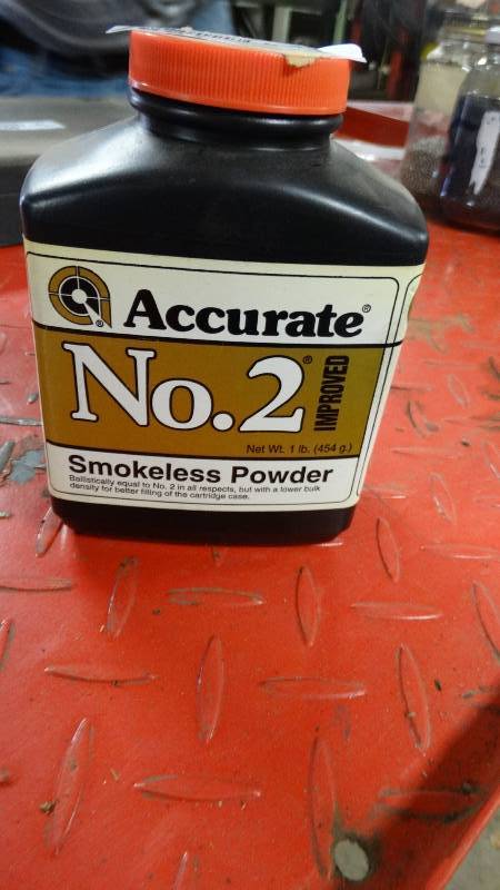 lot 1997 image: Accurate No. 2 Smokeless powder.