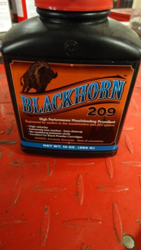lot 1998 image: Blackhorn 209 High performance muzzleloading propellant.