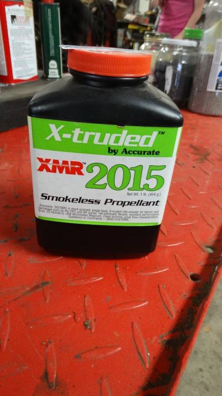 lot 1999 image: X-truded byaccurate 2015 smokeless propellant. Partial.