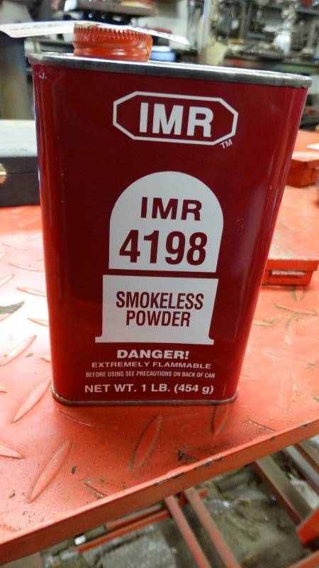 lot 5017 image: Partial IMR 4198 smokeless powder.