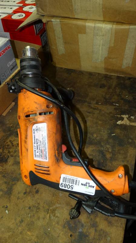 lot 5089 image: Chicago half inch hammer drill.