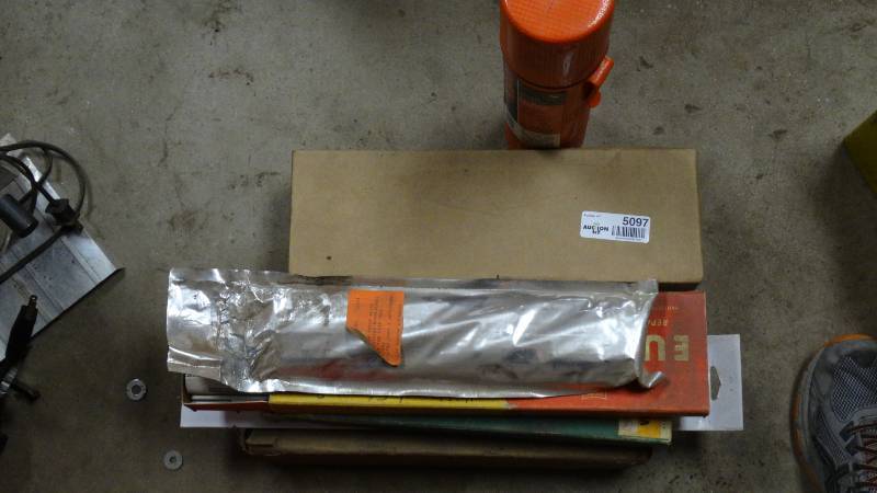lot 5097 image: Lot of welding rods.