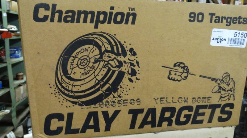 lot 5150 image: New case of 90 clay targets.