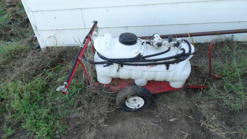 lot 5179 image: Finco pull behind yard sprayer.
