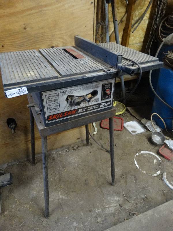 lot 5212 image: Skilsaw table saw.