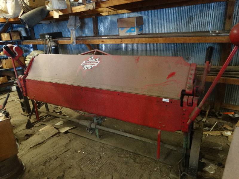 lot 5220 image: D&K Chicago Industrial straight sheet metal brake.