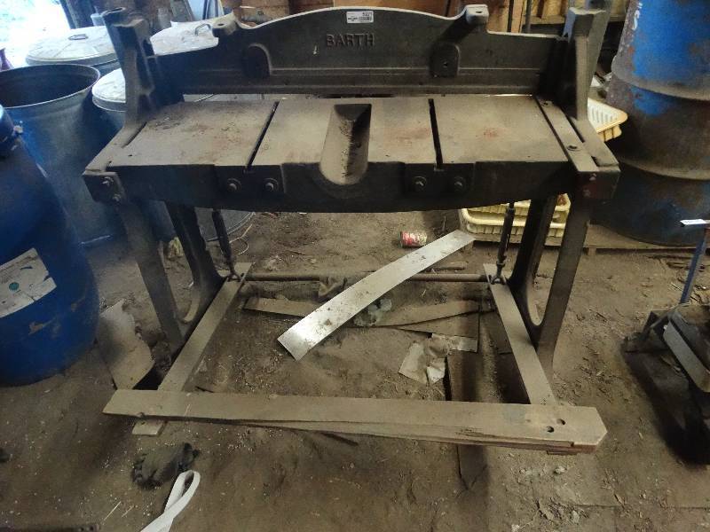 lot 5221 image: Barth foot sheet metal shear.