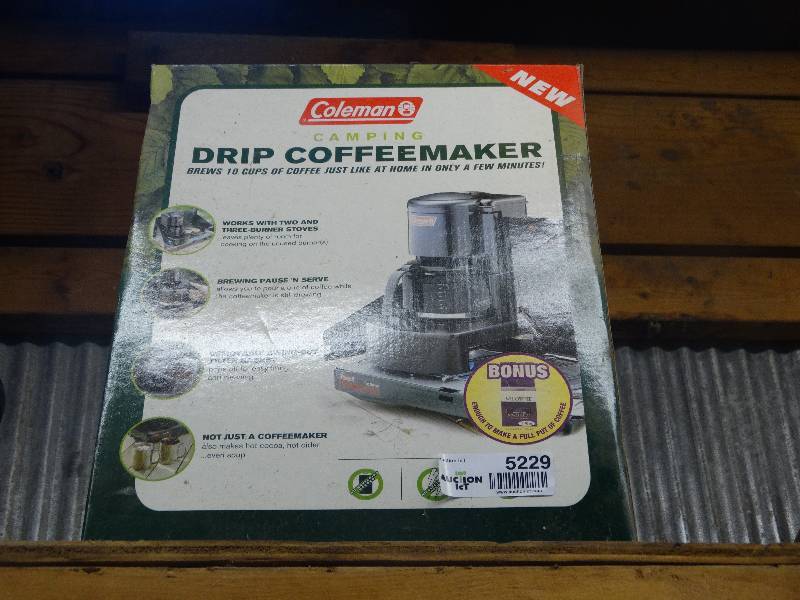 lot 5229 image: Coleman drip coffee maker.