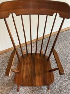 lot 47868 image: Wood Rocking Chair