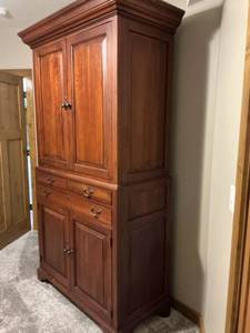 lot 47869 image: Bob Timberlake Large Wood Armoire
