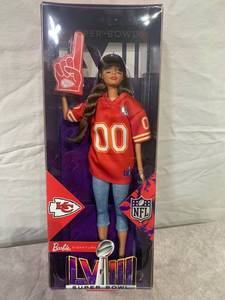 lot 47898 image: Limited Edition Chiefs Super Bowl Barbie