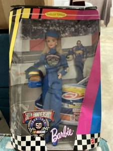 lot 47912 image: NASCAR Barbie 50th Anniversary