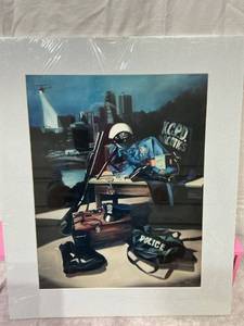 lot 47941 image: Limited Edition Kansas City Police ��Roll Call�� Print by Cyndi West