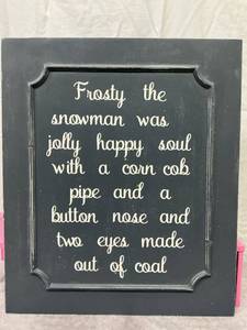 lot 47891 image: Frosty the Snowman Art