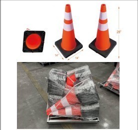 lot 6533 image: Unused Traffic Cones QTY (60pcs)