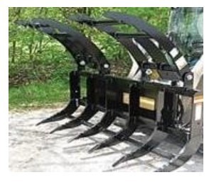 lot 2650 image: Unused Wolverine Skid Steer Brush Grapple. SBG-13-72W 84in