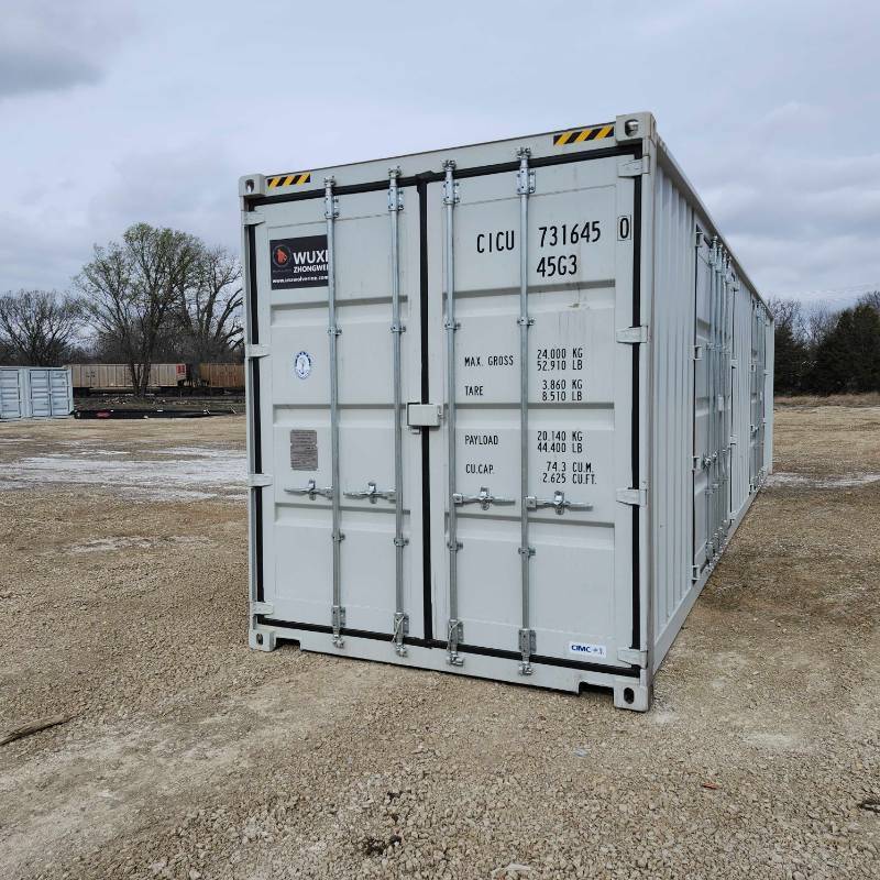 lot 2485 image: One Way Use 40 High Cube Storage Container, 2 Door Opening, End Opening  Wolverine CICU7316450