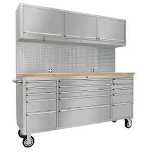 lot 36030 image: 72-inch Rolling Tool Chest with 15 Drawers and Wheels