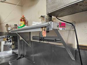 lot 7544 image: Commercial Kitchen Wall Mounted Storage Shelf - 48