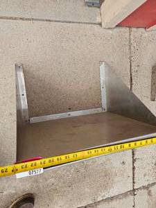 lot 7577 image: Stainless Steel Wall Mount  Shelf - 24