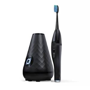 lot 1883 image: Tao Clean UV Sanitizing Sonic Toothbrush and Cleaning Station, Electric Toothbrush, Dual Speed Setting, Black - Retail $140.93