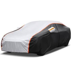 lot 1943 image: A 10 Layers Car Cover Waterproof All Weather for Automobiles Rain Snowproof UV Protection Windproof Outdoor Full Car Cover Car Snow Cover with Zipper Cotton, Universal Fit for Sedan(178-185 inch)