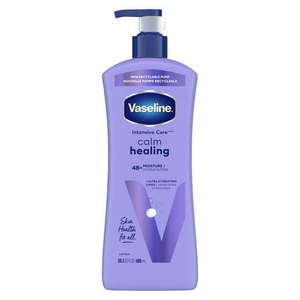 lot 1950 image: Vaseline Intensive Care Calm Healing Women s Body Lotion Dry Skin Lavender Extract & Ultra-Hydrating Lipids 20.3 oz 3 Pack
