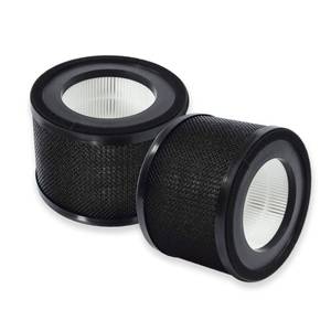 lot 1956 image: PUREBURG Replacement Filter Compatible with TaoTronics TT-AP001,Gukify AP001 & VAVA VA-EE014 Air Purifiers,2-Pack H13 HEPA 4-Stage Filtration Activated Carbon