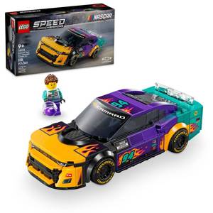 lot 2140 image: LEGO Speed Champions NASCAR Next Gen Chevrolet Camaro ZL1, Model Racecar Building Set, NASCAR Collectible Racing Toy for Kids Ages 9 and Up, 76935