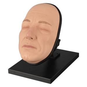 lot 2446 image: MedEduQuest Multi-Directional Female Facial Injection Training Model, Silicone Injection Mannequin Face Model for Botox Injection Practice, Cosmetic Injection Model for Micro-Plastic Surgery Display - Retail $239.99