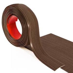 lot 2474 image: Art3d Vinyl Floor Transition Strip - Laminate Floor Divider for Joining Gaps and Carpets, Brown (10 FT, 1.57in)