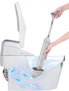 lot 2480 image: Toilet Plunger,Powerful Toilet Plunger, High Pressure Thrust Plunge,Remover Tool to Unblock Toilet Blockage,All Purpose Power Plungers for Bathrooms Cleaning