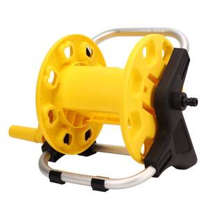 lot 5299 image: Garden Hose Reel, G12 Gardening Waterpipe Cart with 2 Thick Anti Slip Rubber Protectors, Holds 20m Hose of 16mm OD, 17m Hose of 17mm OD, Water Hose Holders for Outside Yard Lawn