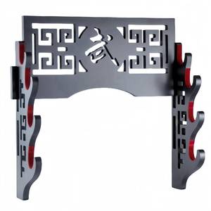 lot 10369 image: Sword Wall Mount Katana Holder Display Stand Christmas Gift for Full Tang Katana Japanese Sword Tai Chi Sword Lightsaber Long Sword