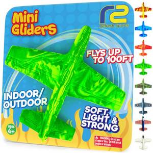 lot 10392 image: Foam Airplanes - Easter Basket Stuffers for Kids All Ages 4 5 6 7 8 9 10 Year Old - Best Toy Gift - Boy Toys Basket Stuffer Gifts - Fun Easter Gifts for Boys & Girls Party Favors - Air Plane Gift Idea