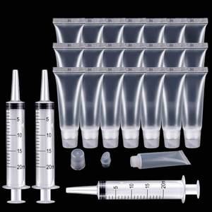 lot 10439 image: Rolybag 22 Packs Lip gloss Empty Tubes Containers(10ml),Travel empty bottle,Refillable Soft Cosmetic Squeeze Tubes For Women &Girls DIY Lip Gloss Cosmetics