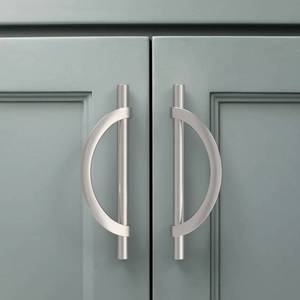 lot 10458 image: Amerdeco 10 Pack Brushed Satin Nickel Cabinet Pulls 5 Inch(128MM) Hole Centers Kitchen Cabinet Handles Hardware Kitchen Handles for Cabinets Cupboard Handles Drawer Pulls