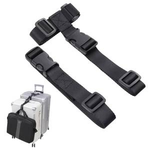 lot 10472 image: Vigorport Luggage Straps, Luggage Connector Straps for Suitcases Add A Bag and Connect Your 2 Suitcases Together Adjustable Attachment Accessories Belts (1 Width S Size)