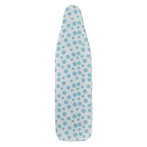 lot 10476 image: Household Essentials Deluxe Ironing Board Replacement Pad and Cover, Blue Floral Pattern