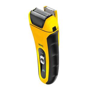 lot 10488 image: Wahl Waterproof Rechargeable Electric Shaver with Precision Trimmer for Mens Beard Shaving and Grooming, Long Run Time and Quick Charge - Model 7061-100