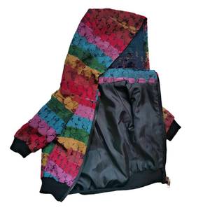 lot 10498 image: HQREA Dog Hoodie Luxury Dog Clothes Winter Dog Jacket Classic Designer Small Dog Coats Warm Pet Dog Coat Zipper Design Easy OnOff French Bulldog Teddy Pug Puppy Clothes(S)