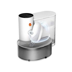 lot 11458 image: Smart Pet Water Fountain, Automatic Wireless Pour-Over Cat Water Dispenser, Removable Ultra Silent Automatic Water Feeder Long Endurance Large Capacity Pet Water Dispense for Many Pets - Retail $79.63