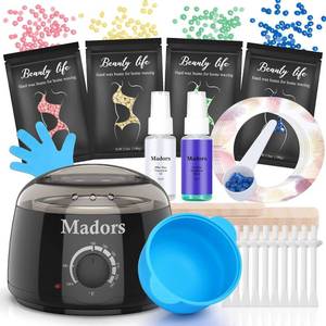 lot 11478 image: Waxing Kit for Women Madors Wax Warmer Hair Removal Kit with Intelligent Temperature Control Wax Machine and Hard Wax Beads