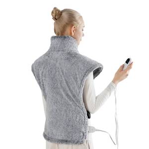 lot 5322 image: Bedsure Heating Pad for Back Pain Relief - Mothers Day & Birthday Gifts for Women Men Moms, FSA HSA Eligible, Electric Heated Pad for Neck and Shoulders, ETL Certified, Extra Large 24x33, Grey